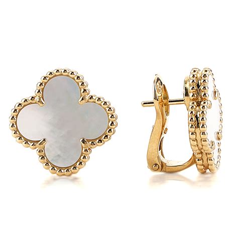 van cleef arpels earrings replica|van cleef arpels alhambra earrings.